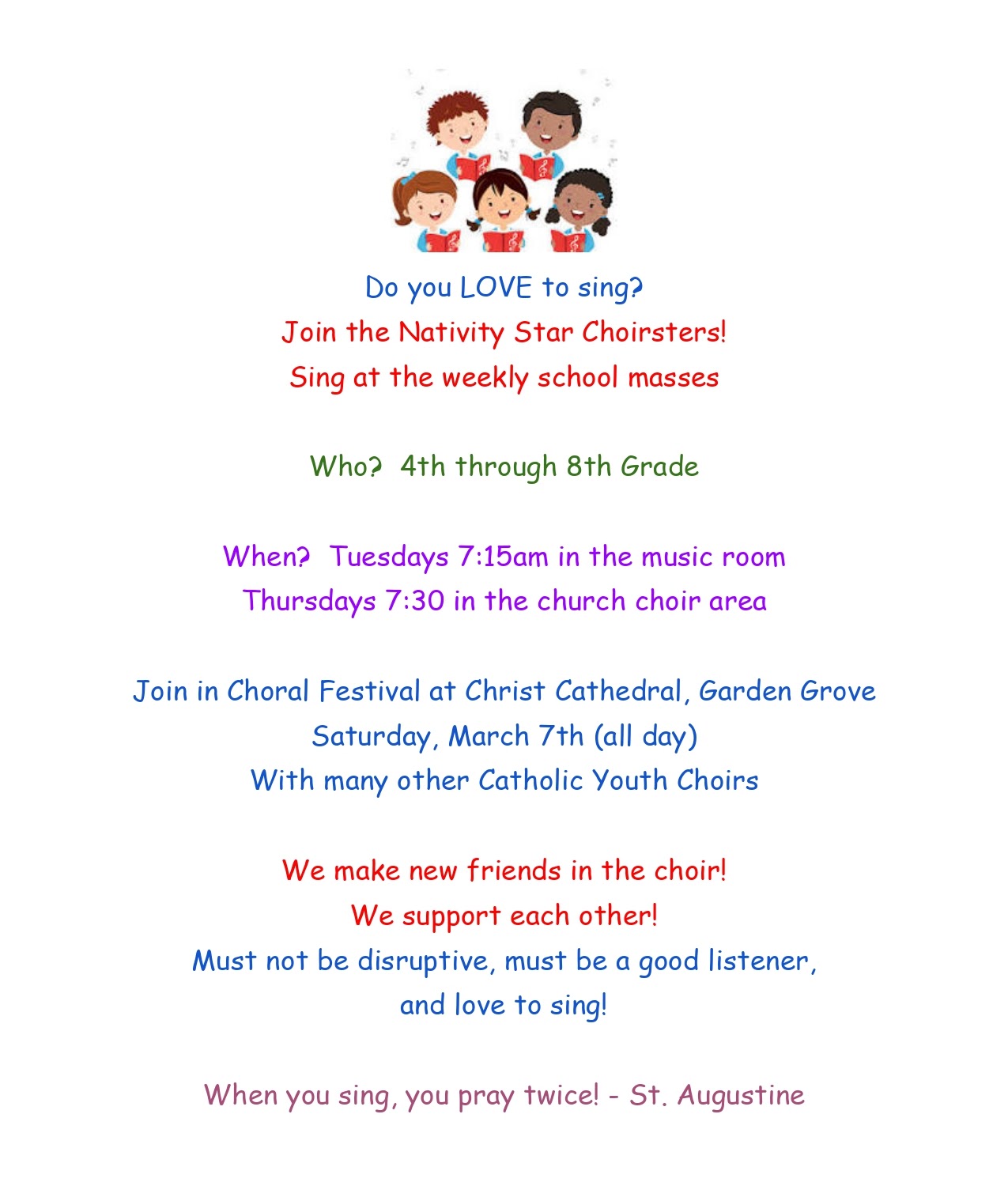 Become a Choirster